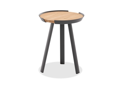 Niehoff Salvo Beistelltisch rund 40cm, niedrig H=50cm