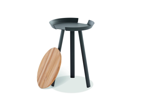 Niehoff Salvo Beistelltisch rund 40cm, 57cm hoch