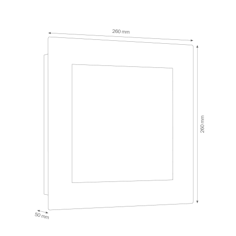 LCD Wandleuchte 3007 LEDSEN, Graphit