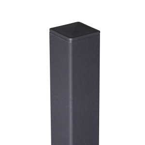 GroJa Alu-Torpfosten anthrazit DB703 inkl. Kappe 6x6x190cm