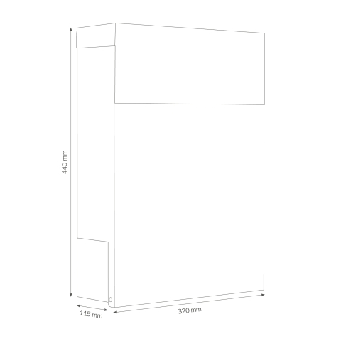 LCD Briefkasten 3031