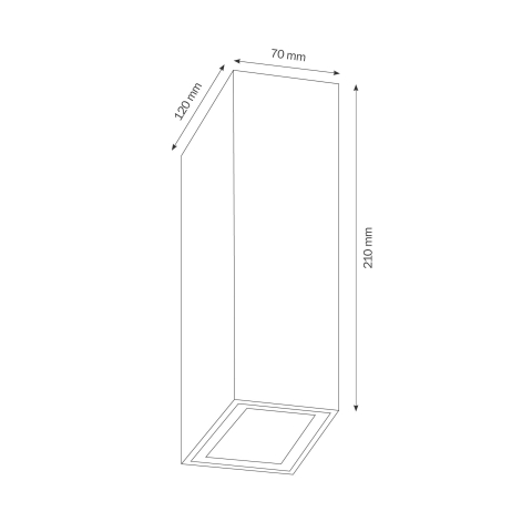 LCD Wandleuchte 5023 Graphit