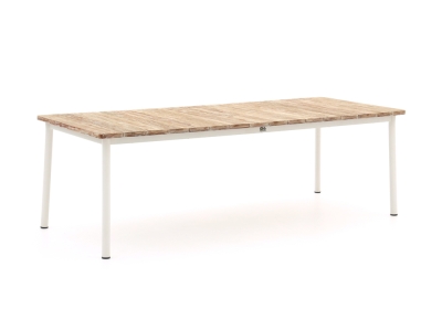 Apple Bee Milou Tisch Teak wei&szlig; 180cm