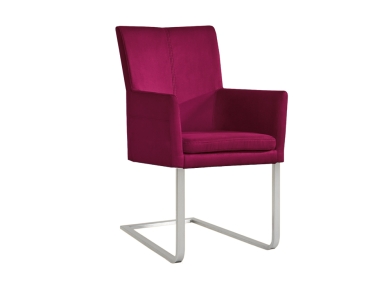 Niehoff Colorado Schwingstuhl AL 142, Flachstahl Microfaser Nirvana rot Niehoff Colorado Schwingstuhl AL 142, Flachstahl Microfaser Nirvana rot