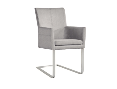 Niehoff Colorado Schwingstuhl AL 142, Flachstahl Microfaser Atlantis grau Niehoff Colorado Schwingstuhl AL 142, Flachstahl Microfaser Atlantis grau