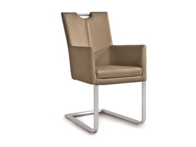 Niehoff Colorado Schwingstuhl AL 152, Flachstahl Microfaser Nirvana beige Niehoff Colorado Schwingstuhl AL 152, Flachstahl Microfaser Nirvana beige