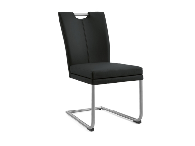 Niehoff Colorado Schwingstuhl 651, Rundrohr, Leder schwarz Niehoff Colorado Schwingstuhl 651, Rundrohr, Leder schwarz