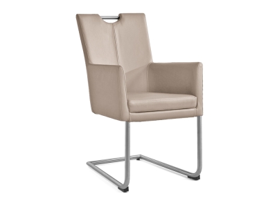 Niehoff Colorado Schwingstuhl AL 652, Rundrohr, Microfaser Atlantis sand Niehoff Colorado Schwingstuhl AL 652, Rundrohr, Microfaser Atlantis sand