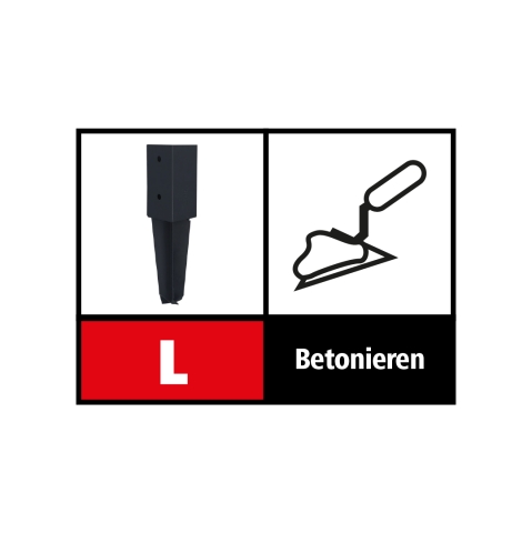 Suki Pfosten Bodenh�lse mit Dolle 71x200mm