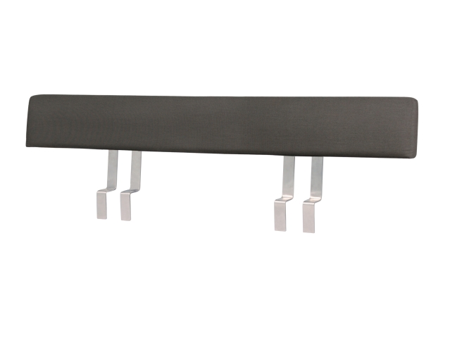 Zebra Quadux R�ckenkissen turmalin grey