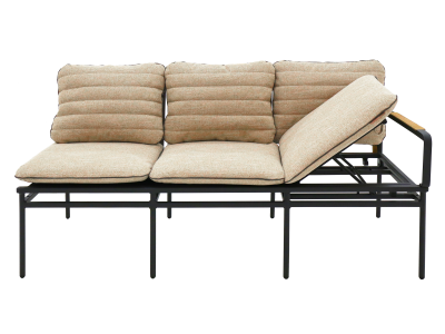 Zebra Max Lounge 3-Sitzer Sofa, rechts Aluminium graphit B: 160 x T 72 x H: 78,5 cm Zebra Max Lounge 3-Sitzer Sofa, rechts Aluminium graphit B: 160 x T 72 x H: 78,5 cm