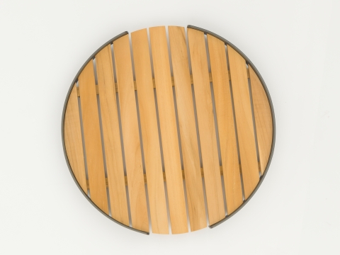 Zebra Trolley Beistelltisch auf Rollen Aluminium graphit 45x51x70,6cm