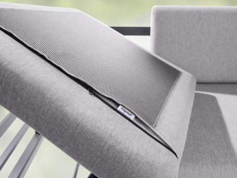 Sieger Adelaide Sitzgruppe 1 inkl. Polster Aluminium eisengrau