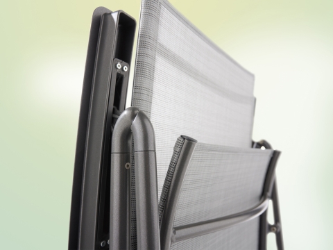 Sieger Sirio Klappsessel, Aluminium eisengrau