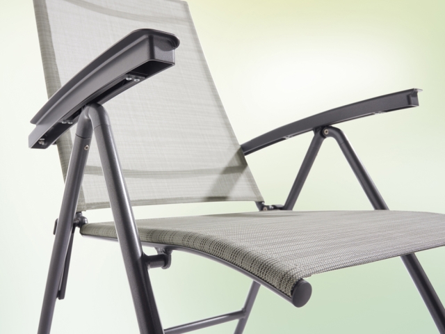 Sieger Sirio Klappsessel, Aluminium eisengrau