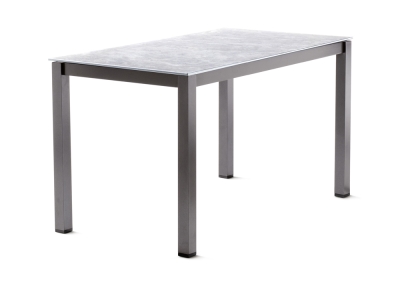 Sieger Tischgestell Aluminium 118x78cm, eisengrau ohne Tischplatte