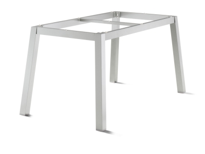 Sieger Tischgestell Quadratrohr Aluminium 140x70cm, graphit