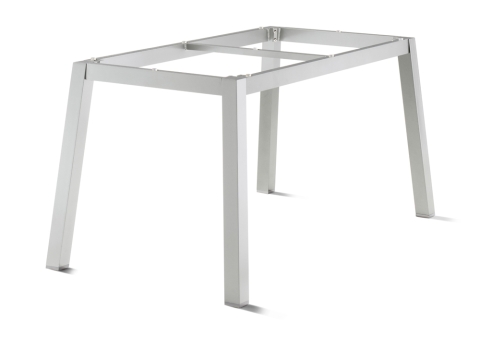 Sieger Tischgestell Quadratrohr Aluminium 140x70cm, graphit
