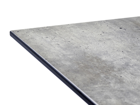 Sieger Polytec Tischplatte 160x90cm, Dekor Beton hell