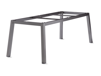 Sieger Tischgestell Aluminium Quadratrohr 200x80cm, eisengrau