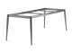 Sieger Loft Aluminium Tischgestell Rundrohr eisengrau, 200 x 80cm