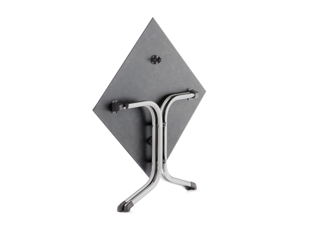 Sieger Klapptisch Polytec Schiefer anthrazit 80x80cm Gestell graphit