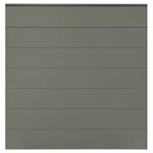 GrojaSolid Grande BPC Steckzaun 180x180cm grau