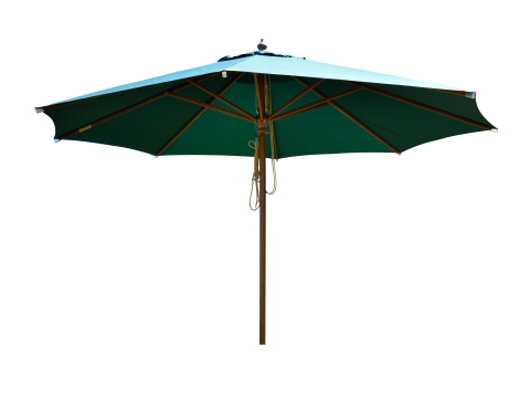 Zebra Rumba Novo Mittelmastschirm 350cm, gr�n