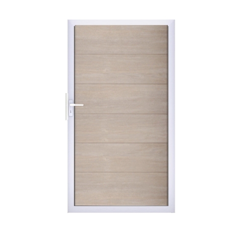 Groja BasicLine Steckzaun Universal Tor 100x180cm Sheffield Oak EV1