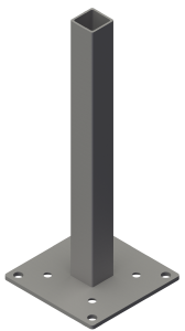 Groja Konsole GJ 49 f&uuml;r verschiedene Pfosten