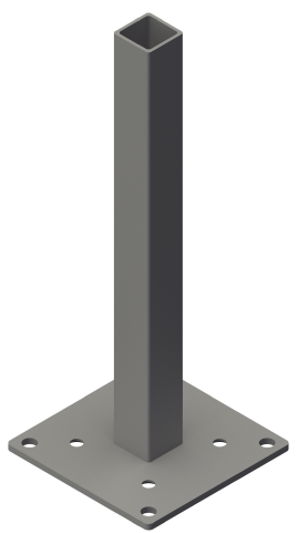 Groja Konsole GJ 49 f�r verschiedene Pfosten