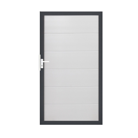 Groja BasicLine Steckzaun Universal Tor 100x180cm wei� DB703