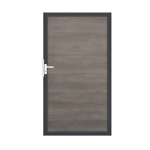 Groja BasicLine Steckzaun Universal Tor 100x180cm Monument Oak DB703 Groja BasicLine Steckzaun Universal Tor 100x180cm Monument Oak DB703