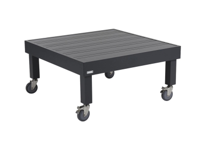 Brafab Ambon Kaffeetisch 89x89cm mit Rollen