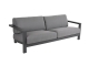 Brafab Amesdale Loungesofa 208cm inkl. Kissen, Gestell Aluminium anthrazit