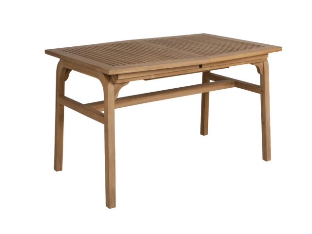 Brafab Volos Ausziehtisch Teakholz, 132-182x80cm