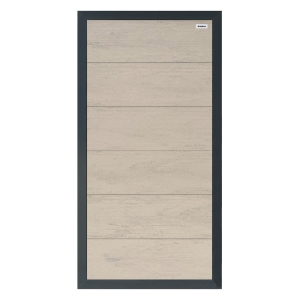 Elephant Sichtschutz Forte WPC Bi-Color wei&szlig;-Rahmen anthrazit 90x180cm