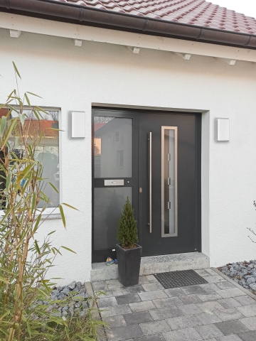 LCD Wandleuchte 059 Edelstahl