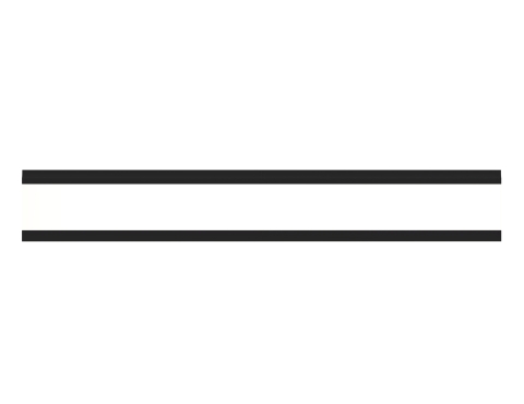 Osmo Creativprofil Glas Cremewei� Leiste Anthrazit 184x28cm