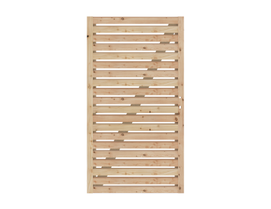 Osmo Rhombus Typ A Tor DIN links L&auml;rche Naturbelassen 98x179cm ohne Beschlag (20 Profile)