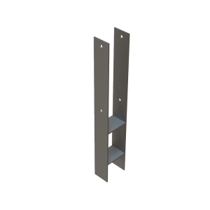 Pfostentr&auml;ger in H Form 141 mm