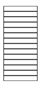 Osmo Glasscheibe Streifen Cremewei&szlig; 89x178 cm