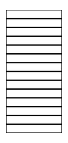 Osmo Glasscheibe Streifen Cremewei� 89x178 cm