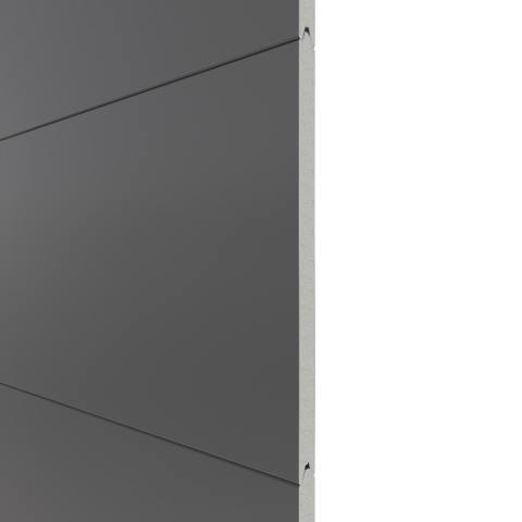 System Alu Plus XL Einzelprofil Anthrazit 3924 ca. 178 cm