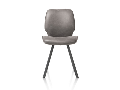 Habufa Semmi Stuhl Off black, Microleder