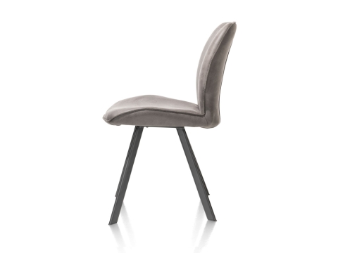 Habufa Semmi Stuhl Off black, Microleder