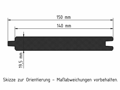 Elephant Steckzaun Set Mix and Match 180x174cm Jatoba-Hartholz, Leisten Anthrazit