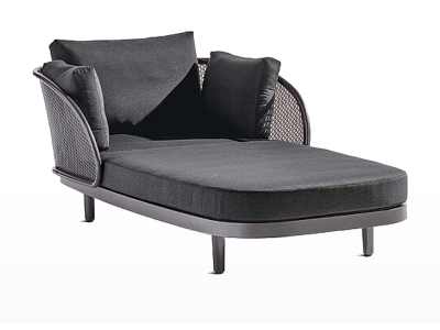 Sieger Samoa Daybed, Aluminium eisengrau-grau 210x117cm inkl. Polster