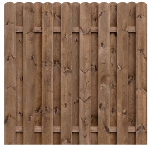 Bohlenzaun Boleo kdi braun 180x180cm 51330 Bohlenzaun Boleo kdi braun 180x180cm 51330