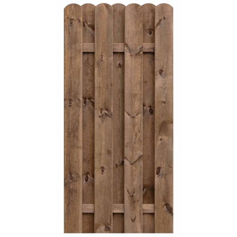 Bohlenzaun Boleo Kiefer kdi braun 90x180cm 51331